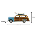AJ018 1949 Ford Wagon Car W/Two Surfboards 
